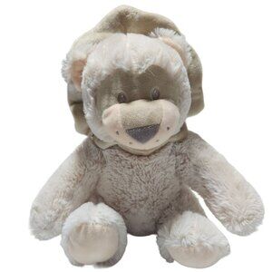 Silver One Baby Lion 11 inch Plush Velvet Mane Soft Eyes Stuffed Animal Lovey